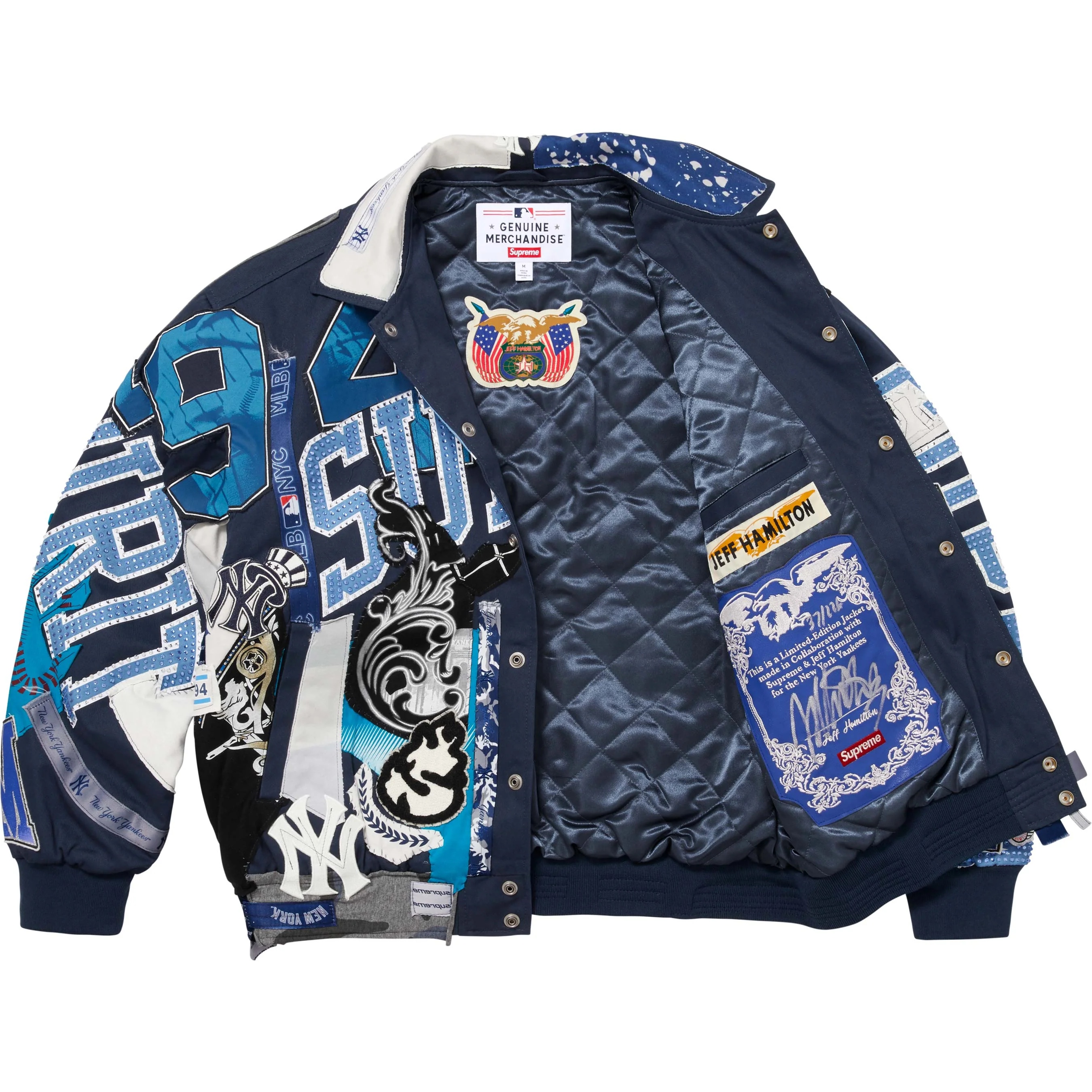 Supreme®/Jeff Hamilton New York Yankees™  Varsity Jacket view 6